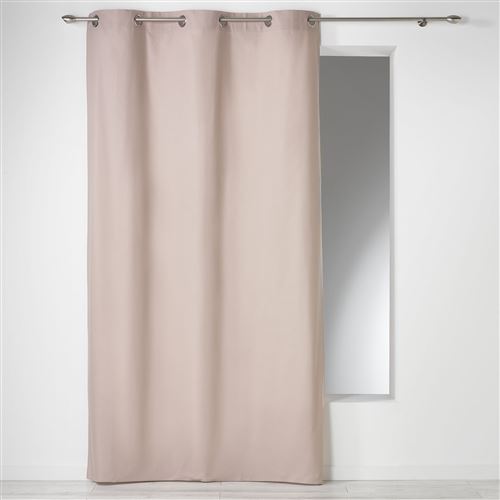 Rideau a oeillets 140 x 280 cm coton uni panama Lin