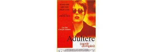 Adultère (mode d'emplois) AFFICHE CINEMA ORIGINALE