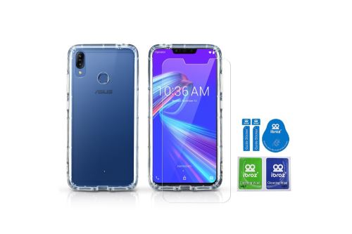 Ibroz Clear Case et Verre trempé pour Asus Zenfone Max M2 ZB633KL