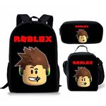 Sac à Dos Robllox Enfant – Cartable Dessin Animé 3D, Léger, Grande Capacité – Fille Et Garçon