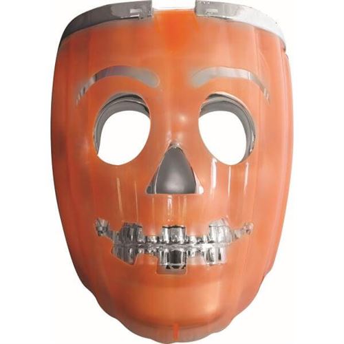 Masque Lumineux Squelette Citrouille