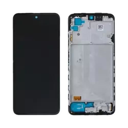 Ecran LCD et Vitre tactile Gris Onyx Avec Châssis Pour Xiaomi Redmi Note 10