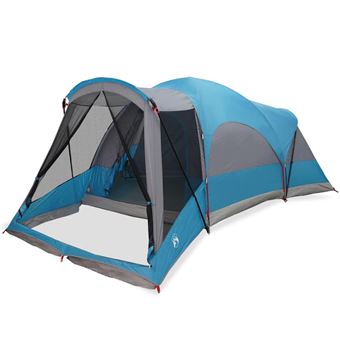 Tente tunnel VidaXL 6 personnes imperméable bleue Tente tunnel VidaXL 6 personnes imperméable bleue