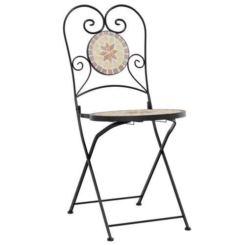 Non Communiqué Blanc Salon De Jardin Vidaxl Metal 3 Pieces Gris 50 X 70 Cm