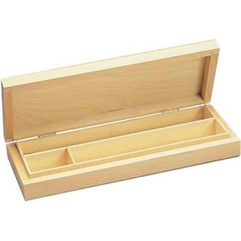 Boîte de rangement en bois - 15,5 x 20 cm - 10 compartiments - Boite en  bois à décorer - Creavea