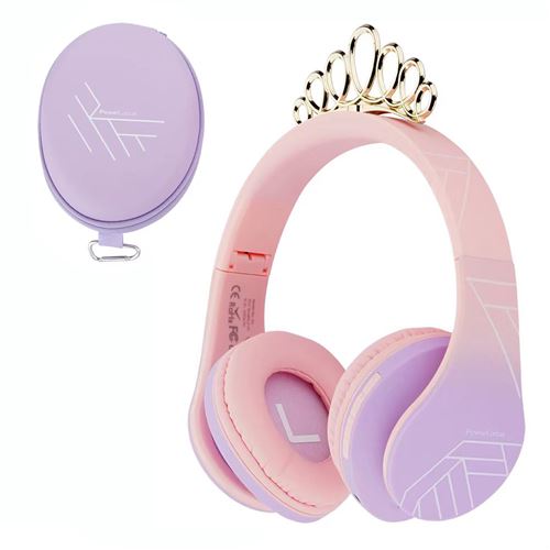 PowerLocus P2 sans fil Sur- Ear casque pliable pour enfants