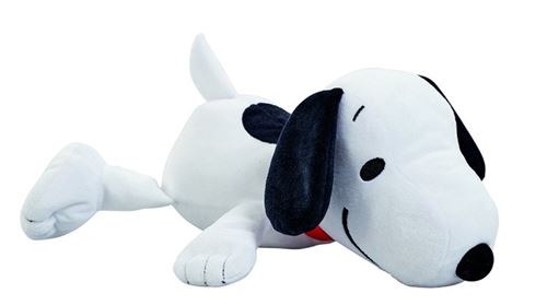 Peluche Snoopy couoché 25 cm Plushland