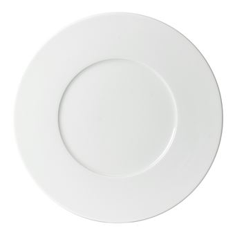 Assiette plate Zen 27 cm (lot de 6) - Trend'up - Blanc - Porcelaine - 1