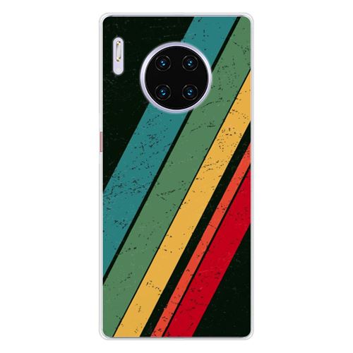 Coque en silicone imprimée compatible Huawei Mate 30 Pro Grunge
