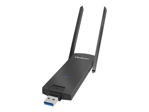 Qoltec - Adaptateur Réseau - Usb 3.0 - Wi-Fi 5 - Noir