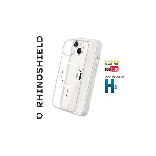 RHINOSHIELD Coque modulaire Mod NX Compatible avec MagSafe pour [iPhone 13]  Force magnétique supérieure, Personnalisable. Absorbe Les impacts des  Chutes de  mètres - Blanc - Coque et étui téléphone mobile - Achat &  prix | fnac