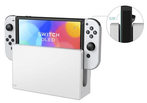 VERRE TREMPE POUR SWITCH OLED : ascendeo grossiste Gaming Protection écran