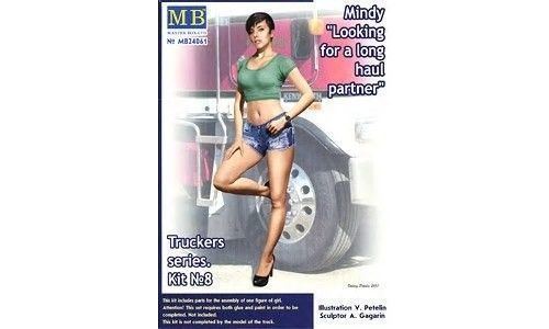 Truckers Serieslooking For A Long Haul Partner,mindy- 1:24e - Master Box Ltd.