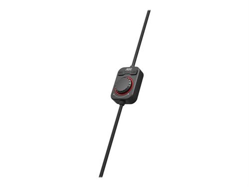Casque gaming filaire avec micro Aoc GH300 Noir/Rouge