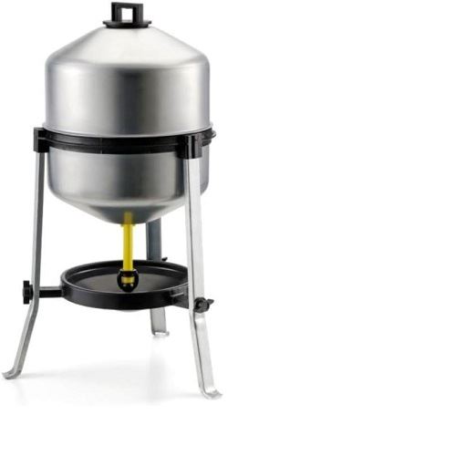 Meilleurs prix pour HobbyTech Abreuvoir Poules en tôle zinguée avec réservoir de 25 litres, Facile à remplir, déranger et Nettoyer