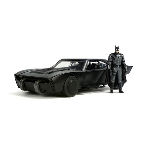 Non Communiqué Batman 2022 Hollywood Rides - Réplique 1/18 Batmobile Métal 2022 Avec Figurine Batman
