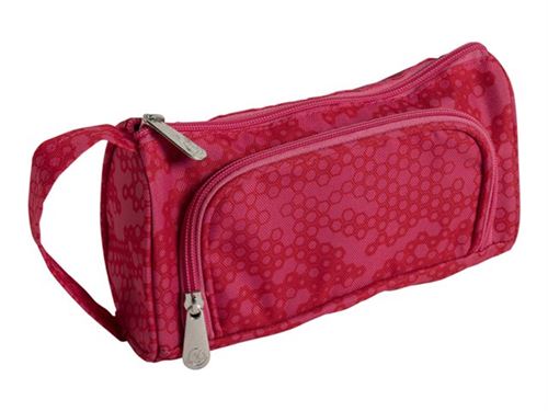 Trousse multi-compartiments polyester recyclé Exacompta Maïa Modèle aléatoire