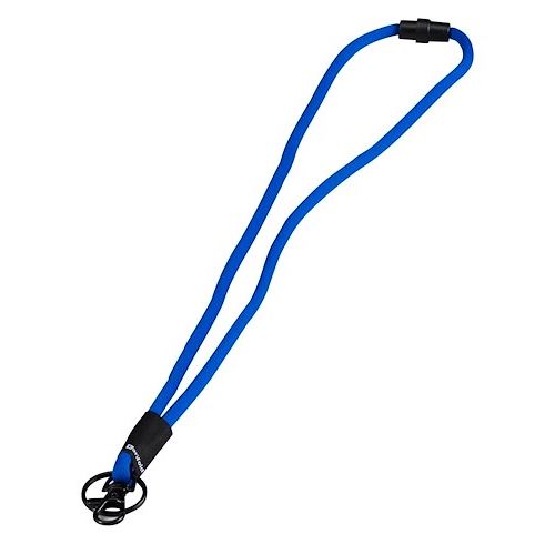 Cordons ronds pour badges - Paquet de 10 bleu - Bleu - Tarifold