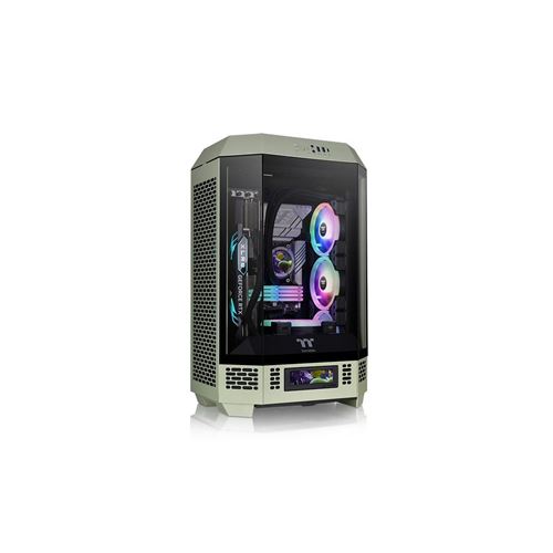 Thermaltake 300 Matcha Green Micro Tower Vert