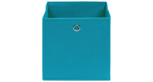 Boîtes de rangement 10 pcs tissu intissé 28x28x28 cm bleu azuré