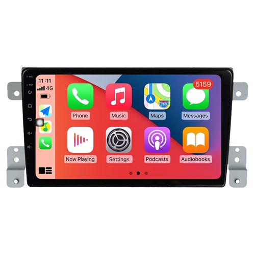 Autoradio Multimédia RoverOne Android CarPlay Android Auto GPS pour Suzuki Grand Vitara 2005-2014