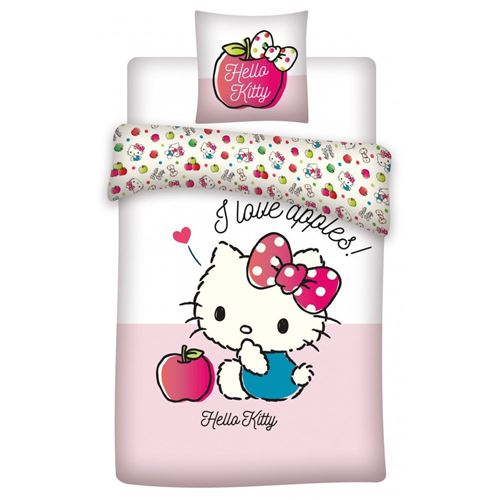 Parure de lit bébé - Sanrio - Hello Kitty - 100 x 135 cm