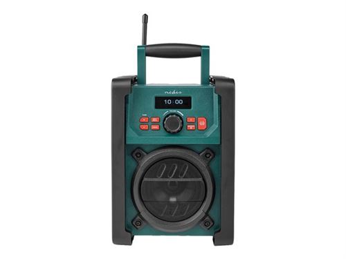 Nedis - Site de travail radio DAB - 5 Watt - noir, vert