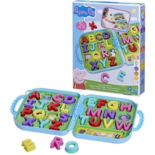 Peppa Pig Mallette Alphabet De Peppa, Jouet Abécédaire Pour Enfants D'Âge Préscolaire, A Partir De 3 Ans