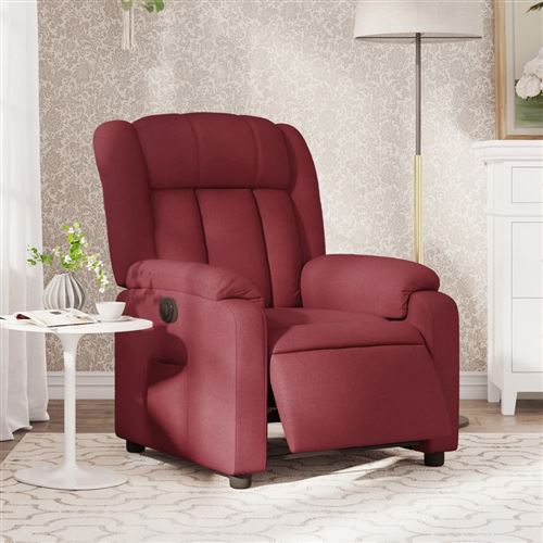 Vidaxl Rouge Fauteuil Électrique - Bordeaux - Image 2