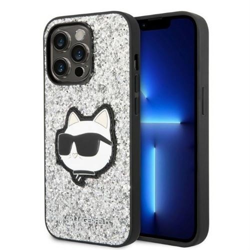 Karl Lagerfeld Étui Glitter Choupette Patch Pour Iphone 14 Pro Max - Neuf - Image 3