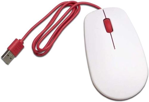 Non Communiqué Blanche/Rouge Souris Raspberry Pour Raspberry Pi