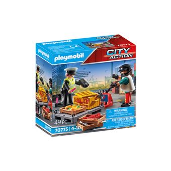Playmobil City Action - Ouvrier et Douanière - 70775 - 1