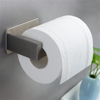 Porte Papier Toilettes Argent Support Papier Toilette sans Percage Acier  Inoxydable Porte Rouleau Toilette pour Salle de Bain - Achat & prix