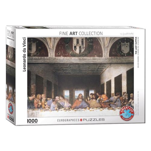 Puzzle Eurographics - Léonard de Vinci : La Cène, 1000 pièces