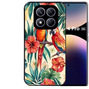Coque Pour Redmi Note 14 Pro 4G – Motif Anime Et Chat – Noir – TPU – Taperso