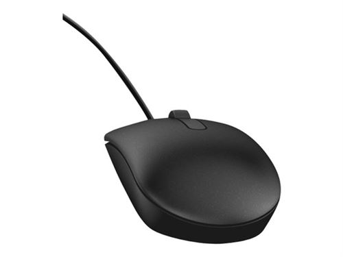 Dell MS116 - Souris - optique - 3 boutons - filaire - USB - noir - pour Latitude 3301, 5300, 54XX, 55XX, 7220, 7310 2-in-1; OptiPlex 3050; Dell Wyse 5470