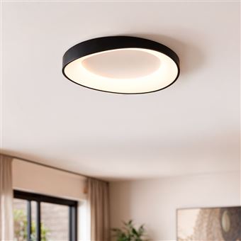 TechBrey Plafonnier LED 17W Rond Ø400 mm CCT Sélectionnable Unay Noir - 1