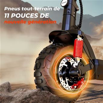 Trottinette électrique IScooter IX7 Pro Tout-terrain – 2000W, 60km/h, 80km D’autonomie – NEUVE
