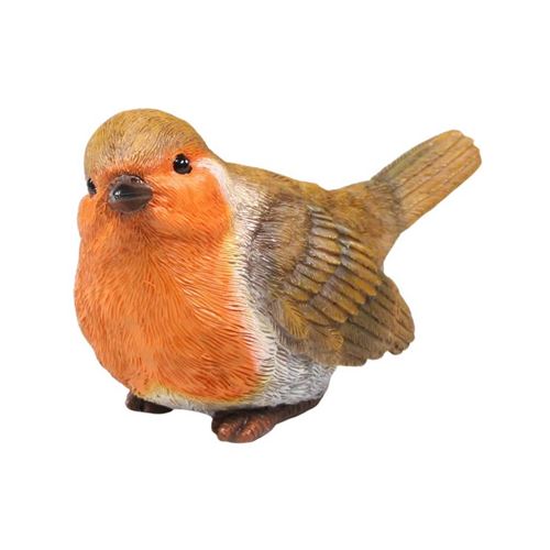 Farmwood Animals - Oiseau rouge-gorge en résine 20 x 10 x 12 cm