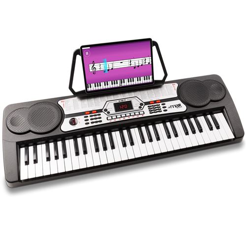 Clavier électronique Max KB7 54 touches Micro Intégré Affichage LED Idéal pour débutant