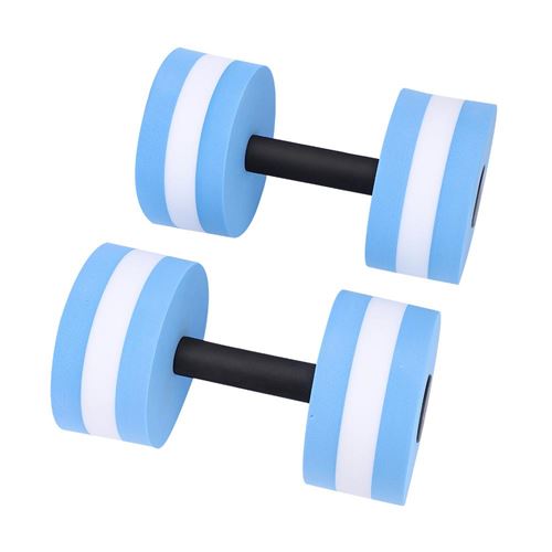 1 Paire Haltère de yoga de flotteur de musculation entraînement de musculation fitness (bleu)