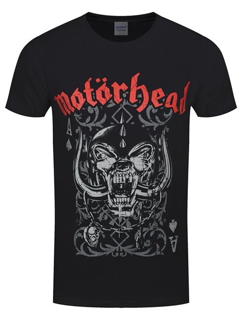 Motorhead T-Shirt Playing Card Homme Noir - Taille XXL