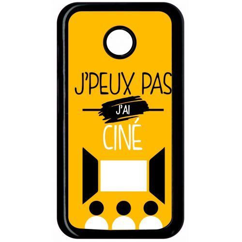 Coque motorola moto e j peux pas j ai cin 5