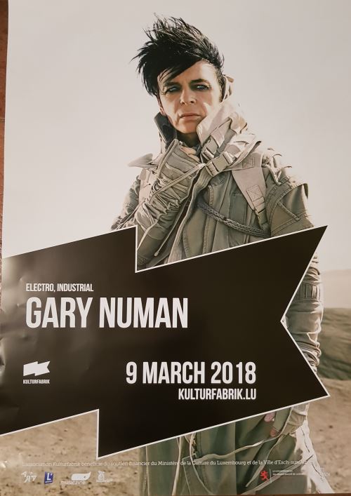 Gary NUMAN - Tour 2018 - AFFICHE