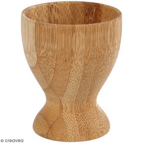 Coquetier en bambou - 4,8 x 6 cm