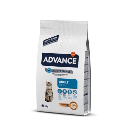 ADVANCE Adult - Croquettes pour Chat Adulte avec Poulet et Riz - 3Kg