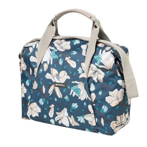 Sac velo basil magnolia 18l fixation rapide hook-on sur porte bagage avant-arriere Teal bleu