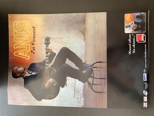 ANIS - La chance... - En Concert - 40x60cm - Affiche