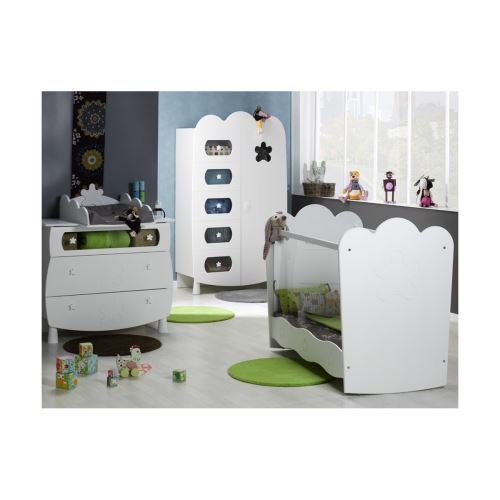 Chambre Bebe Linea Lit Plexiglas Chambrekids Blanc Chambres Enfant Completes Achat Prix Fnac