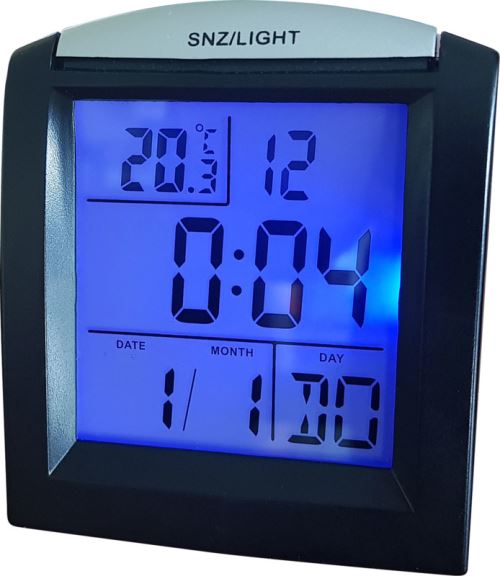 Réveil digital radiopiloté de voyage